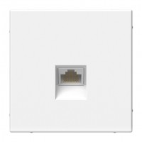 Розетка компьютерная RJ45 SYSTEME ELECTRIC ARTGALLERY, скрытый монтаж, белый, GAL000186