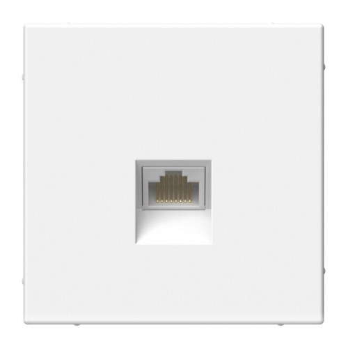 Розетка компьютерная RJ45 SYSTEME ELECTRIC ARTGALLERY, скрытый монтаж, белый, GAL000186