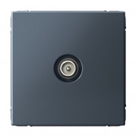 Розетка TV SYSTEME ELECTRIC ARTGALLERY оконечная, скрытый монтаж, грифель, GAL000791