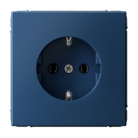 Розетка SYSTEME ELECTRIC ARTGALLERY, скрытый монтаж, с заземлением, аквамарин, GAL001143