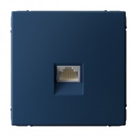 Розетка компьютерная RJ45 SYSTEME ELECTRIC ARTGALLERY, скрытый монтаж, аквамарин, GAL001186