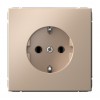 Розетка SYSTEME ELECTRIC ARTGALLERY, скрытый монтаж, с заземлением, песочный, GAL001243