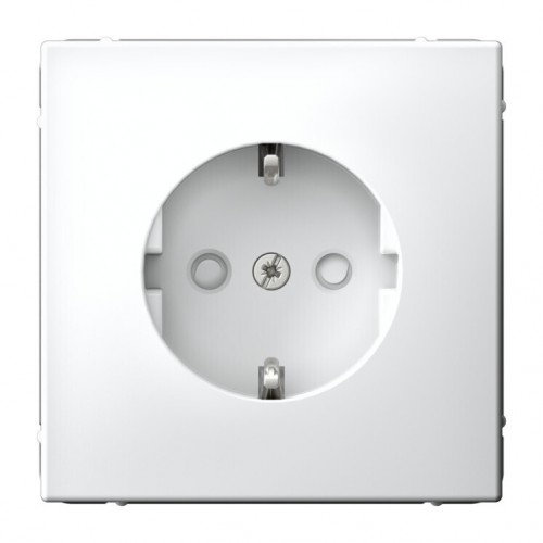 Розетка SYSTEME ELECTRIC ARTGALLERY, скрытый монтаж, с заземлением, со шторками, лотос, GAL001345
