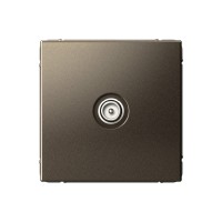 Розетка TV SYSTEME ELECTRIC ARTGALLERY проходная, скрытый монтаж, мокко, GAL000692