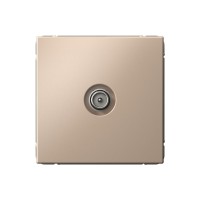 Розетка TV SYSTEME ELECTRIC ARTGALLERY проходная, скрытый монтаж, песочный, GAL001292