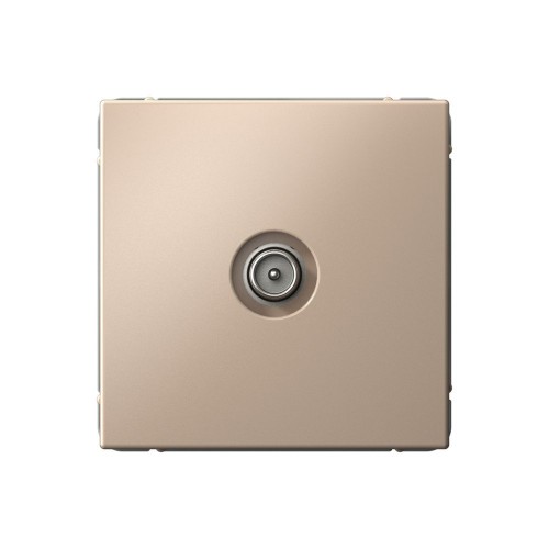Розетка TV SYSTEME ELECTRIC ARTGALLERY проходная, скрытый монтаж, песочный, GAL001292