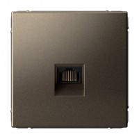SYSTEME ELECTRIC ArtGallery Мокко Розетка компьютерная RJ45, кат. 5е, механизм