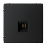 SYSTEME ELECTRIC ArtGallery Карбон Розетка компьютерная RJ45, кат. 5е, механизм