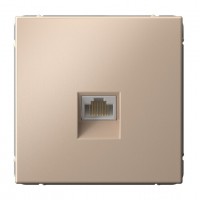 SYSTEME ELECTRIC ArtGallery Песочный Розетка компьютерная RJ45, кат. 5е, механизм