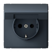 SYSTEME ELECTRIC ArtGallery Грифель Розетка с заземл. со шторк. с крышк., 16А, IP20,  механизм, быстрозажим. клем.