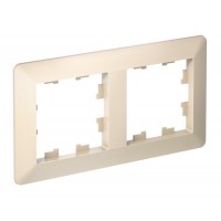 Рамка 2 поста SYSTEME ELECTRIC ATLASDESIGN AIR, бежевый