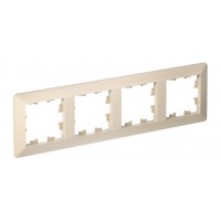 Рамка 4 поста SYSTEME ELECTRIC ATLASDESIGN AIR, бежевый