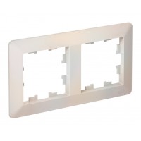 Рамка 2 поста SYSTEME ELECTRIC ATLASDESIGN AIR, жемчуг